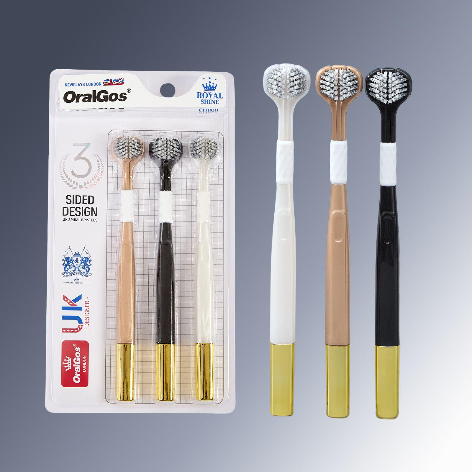 Premium Bristle Three-Sided Toothbrush